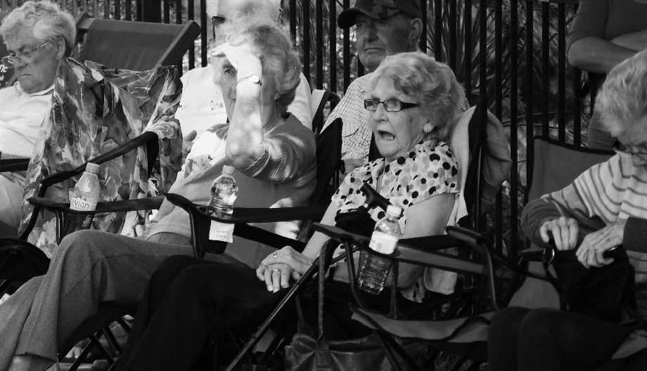 Age Old people sitting relaxed